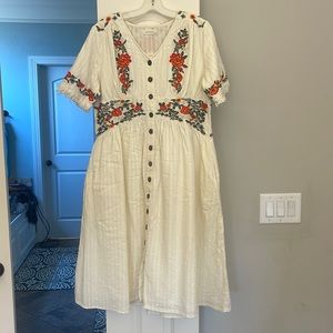 Roolee Cream Dress